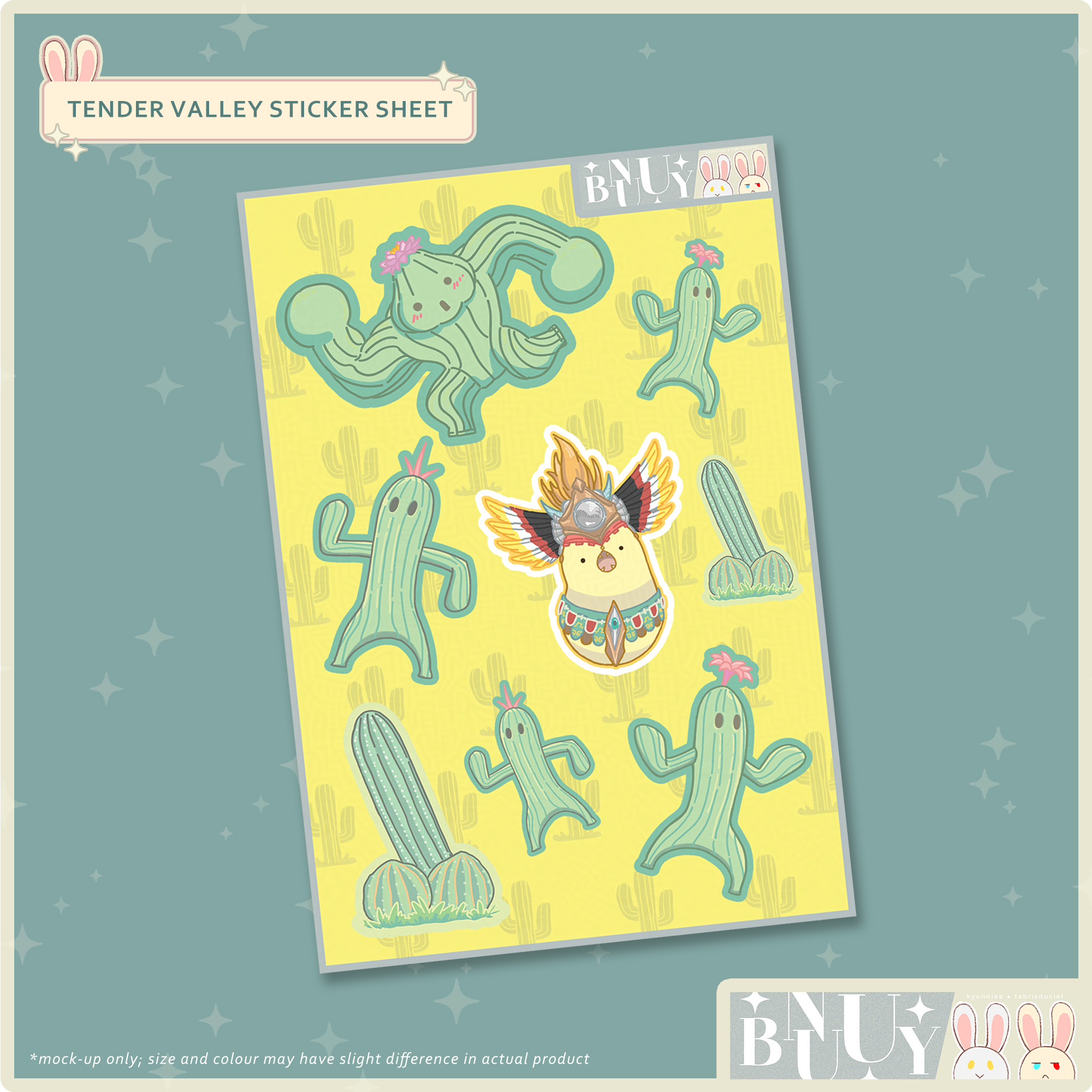 Sabotender Sticker Sheet [Kiss Cut]
